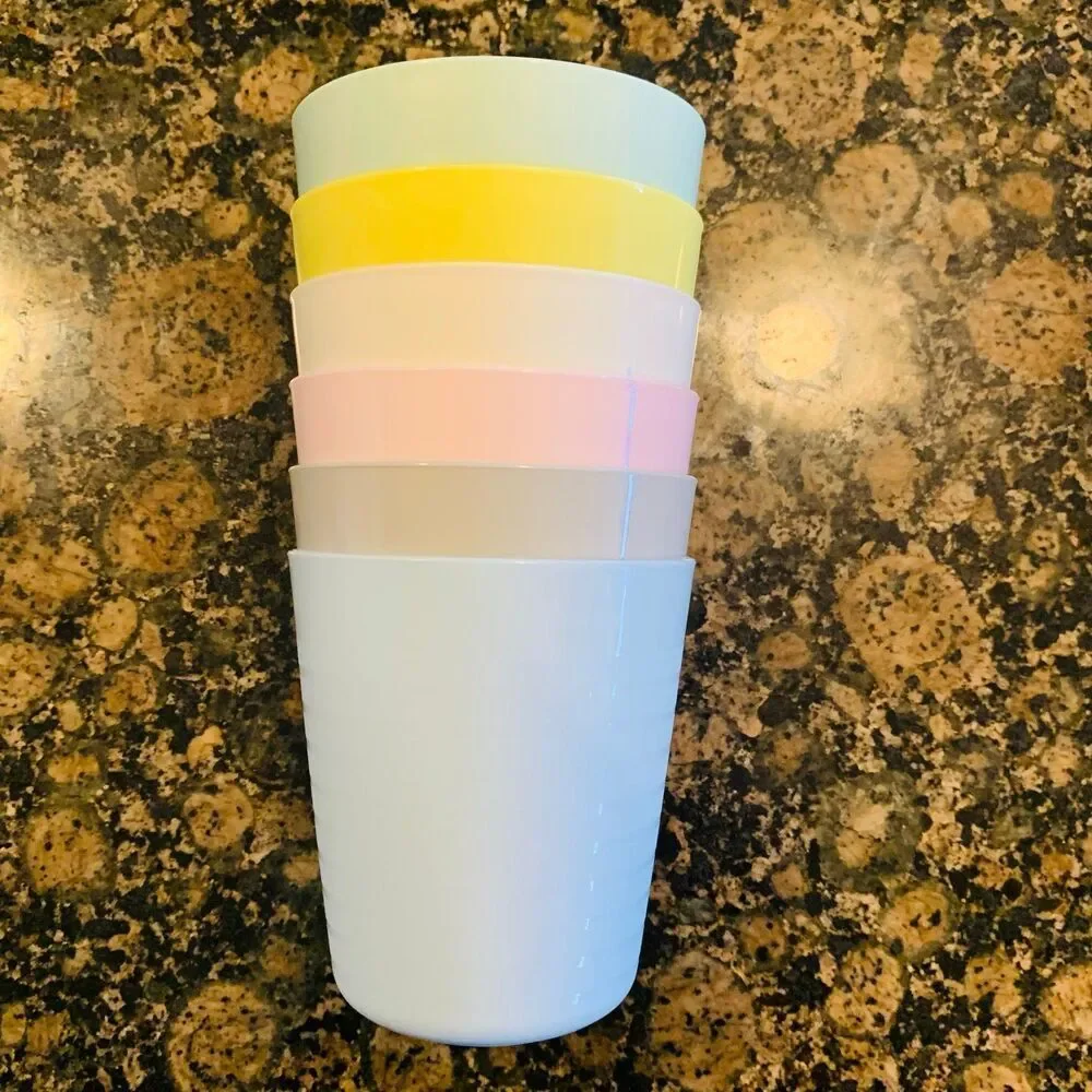IKEA KALAS Toddler/Little Kids & Kids Tumbler Cups 6-Pack Set, mixed colors